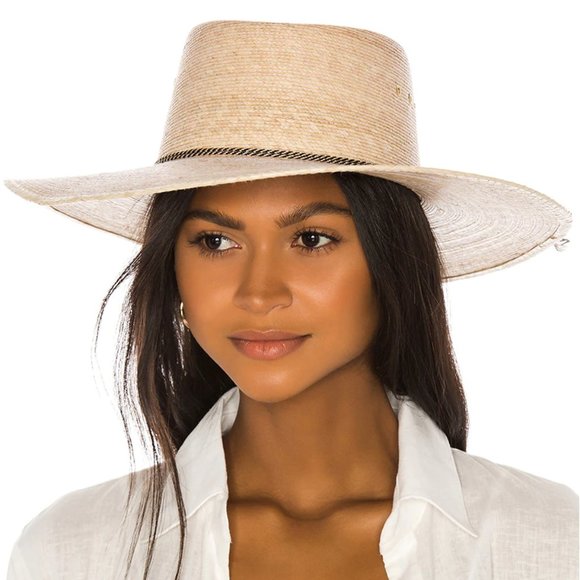 l*space Accessories Lspace Wayne Hat In Natural Cream White Straw